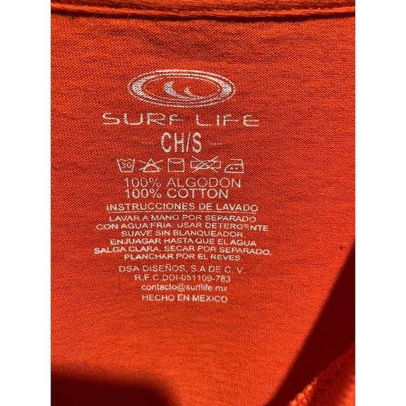 Los Cabos Mexico Beach Surf Life Giant Day Gecko Orange T-Shirt Shirt Tee Size S - Picture 5 of 5